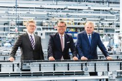 v.l.: Christian Traumann (CFO), Guido Spix (CTO), Hans-Joachim Boekstegers - CEO Multivac