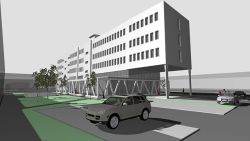 Auf vier Stockwerken und einer Fläche von rund 2.000 m² entstehen bis Herbst 2019 neben modernen Besprechungsräumen auch 150 Büroarbeitsplätze