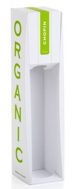 Die Verpackung wird aus dem leichtgewichtigen weißen Kraftliner MetsäBoard Natural WKL Bright hergestellt, der im Werk Metsä Board Husum produziert wird