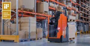 Der mit dem iF Design Award in Gold ausgezeichnete BT Staxio SSI200D ist das jüngste Ergebnis des Radical Energy Design-Projekt (RED) von Toyota Material Handling