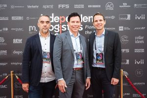 Mag. Peter Stelzer (ivii GmbH, CEO); Mag.  Oskar Zettl (Toyota Material Handling, GF)l; Bernhard Schmaldienst (Associate Vice President Transporeon Products bei Transporeon)