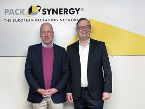 v.l. Thomas Baur und sein Nachfolger als Vorstand der PackSynergy AG Thomas Wolf