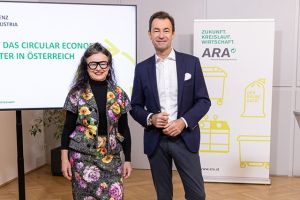 Susanne Reichl, Director Media Measurement bei GfK und Harald Hauke, ARA Vorstandssprecher