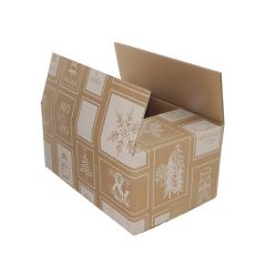 Der Versandkarton spart durch sein Design eine zusätzliche Geschenkverpackung