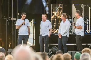 Die zweite und dritte Familiengeneration teilte ihre packendsten Momente: Peter, Ralf, Gerald und Johannes Schubert (v.l.n.r.)