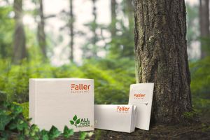 Für seine Pharmaverpackungen nutzt Faller Packaging Monomaterialien, die sich vollständig recyceln lassen – die eingesetzten Rohstoffe stammen aus verantwortungsvoll bewirtschafteter Forstwirtschaft