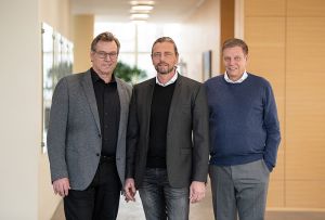 Die Geschäftsführung der neuen Schubert Business Development GmbH: Peter Gabriel, Gerald Schubert und Ralf Schubert (v. l.)