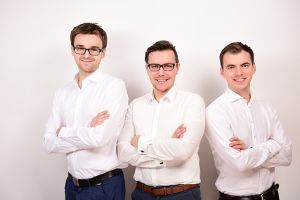 Das Paxly-Team (v.l.): Alexander Dür (CTO), Torsten Beyenbach (CSO) und Thomas Auer (CEO)