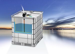 Der Ecobulk SX-D trägt mit seiner Doppelwand-Konstruktion und dem geschlossen Entnahme-System signifikant zur Risikominimierung bei.